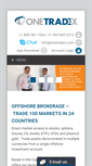 Mobile Screenshot of onetradex.com